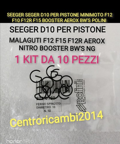Seeger seger d10 per - d10, pistone