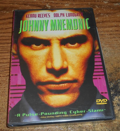 Johnny mnemonic 1995 dvd - mnemonic, dvd/keanu