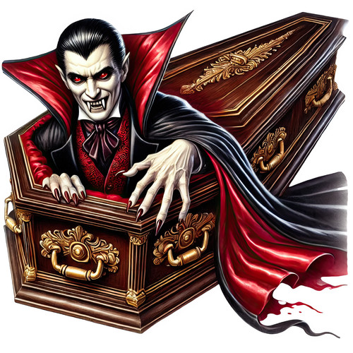 Adesivo murale adesivo dracula