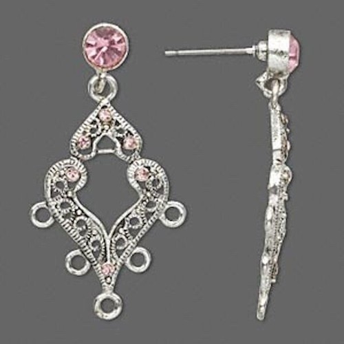 Orecchini peltro argento - in,