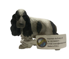 COLLECTA ANIMALI CANI CANE COCKER SPANIEL DOG HUNDE BIANCO E NERO 88070
