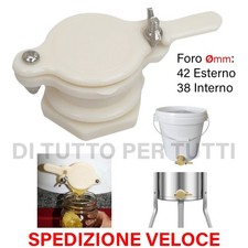 Rubinetto a Taglio da 42 per Smielatore Secchio Maturatore Apicoltura Miele