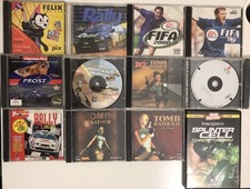 CD-Rom giochi PC Windows Tomb Raider FIFA Rally Star Wars Splinter Cell Prost