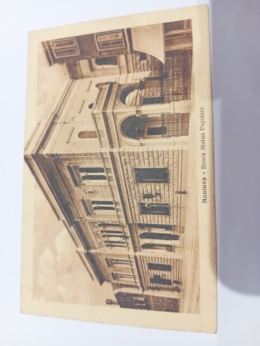 Cartolina mantova banca mutua - banca,