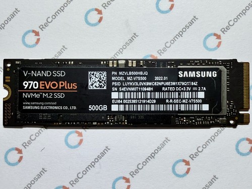 Ssd samsung 970 - ssd, 500go