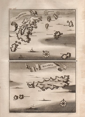 Mappa antica grecia - antica, 1680