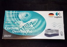 Logitech - Cordless Desktop Pro - tastiera - mouse - confezione originale - 2000 - come nuovo