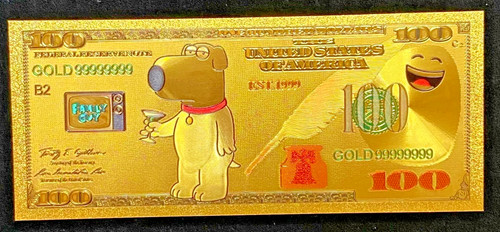 Brian griffin family guy gold - griffin,
