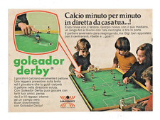 PUBBLICITA' ADVERTISING WERBUNG ITALIAN CLIPPING 1977 HARBERT GOLEADOR DERBY