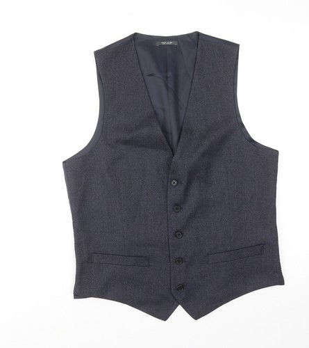 Gilet uomo blu misto