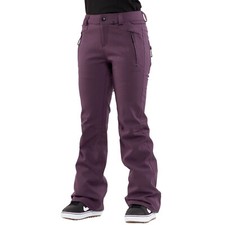 Volcom Specie Elasticizzato Sci Donna Pantaloni da Neve Snowboard Lilla Nuovo