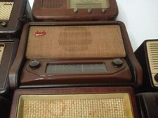 RADIO PHONOLA 585 a valvole  Radio d'epoca orizzontale mobile in legno funziona