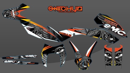 Kit adesivi grafiche monster - grafiche,