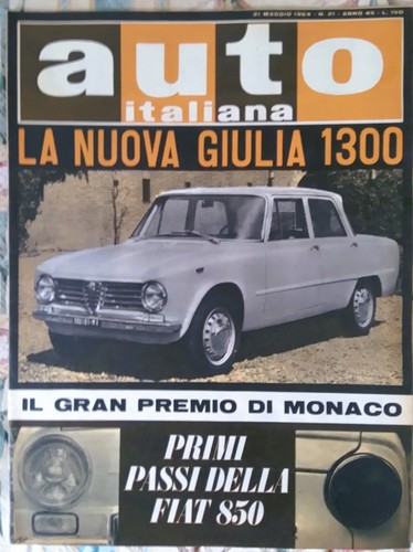 Auto italiana 21 - italiana, maggio