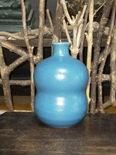 Vaso smaltato blu - , a