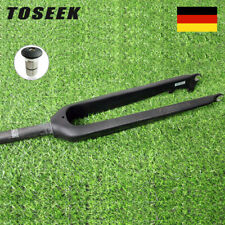 Forcella rigida TOSEEK carbonio bici mtb 26/27,5/29" fibra di carbonio QR 1-1/8" disco forcella