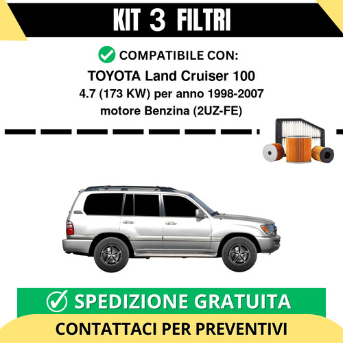 Kit filtri tagliando per - kit, 3