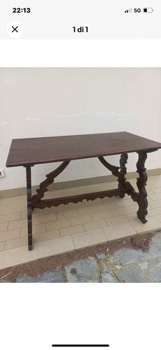 Tavolo fratino noce epoca - tavolo,