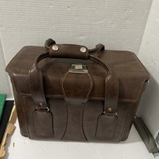 Borsa rigida vintage in pelle