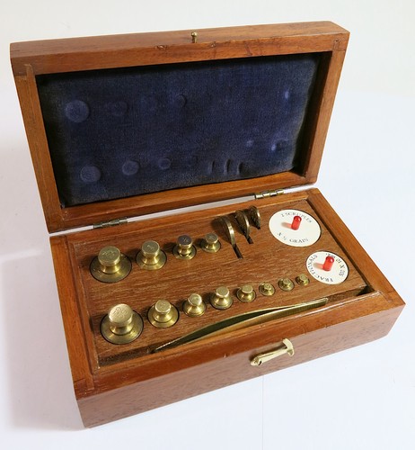 Antico set pesi - , completo