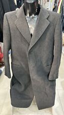 Cappotto in lana usato uomo man Tg 50 grigio scuro XXE107L