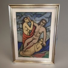 ?  ARMANDO PALAMARO 1921 -2017?? olio su tela del 1965  No Ernesto Treccani