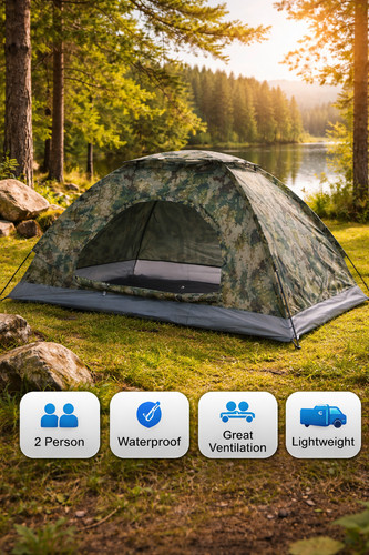 Tente camping personnes - camping,