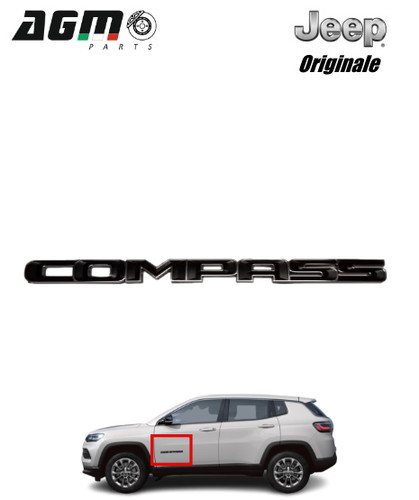 Scritta compass nera sigla