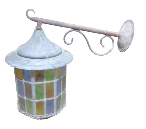 Lampada vetro colorato - vetro,