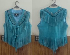 Gilet fatto a mano in pelle