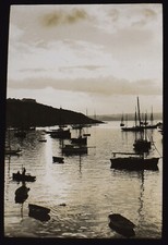 FISHING BOATS AT DUSK C1910