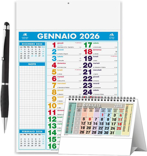 Calendario 2026 muro - 2026, da