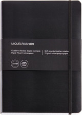 - Quaderno Flessible in Pelle Riciclata, Formato 4º 152 X 210 Mm, 300 Fogli Da 7