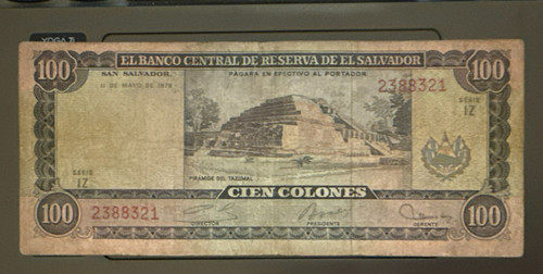Salvador 100 colones - salvador,