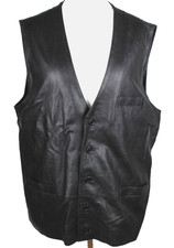Trapper Gilet, Gilet IN Pelle