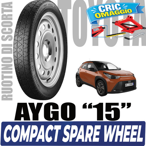 Ruotino scorta toyota aygo - ruotino, 2