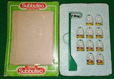 Rara squadra Subbuteo leggera LW in scatola ref 499 Belgio bianco 1984-1986 63000