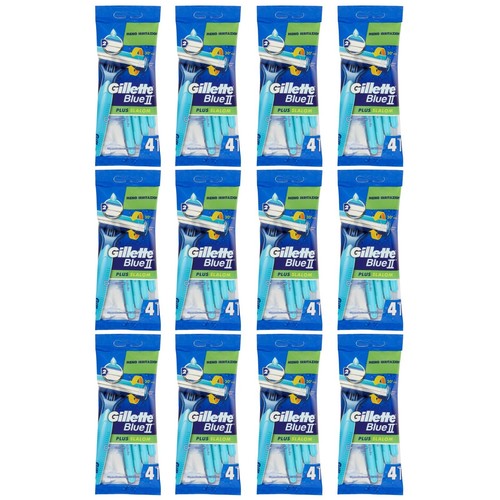 48pz rasoio gillette blue - 48pz,