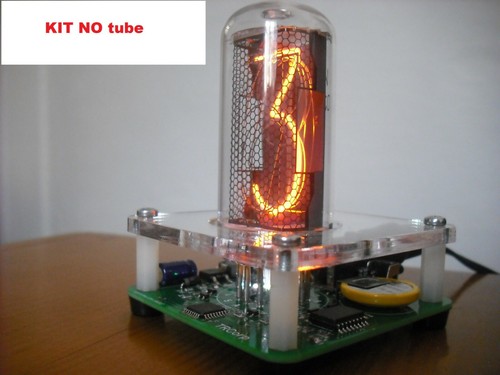 Nixie tube clock kit - nixie,