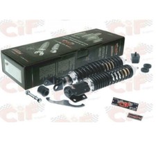 KIT TUNING SPORT AMMORTIZZATORI REGOLABILI CARBONE NERO VESPA PX 125 150 200