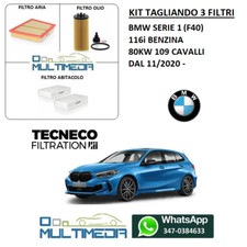 TAGLIANDO 3 FILTRI TECNECO BMW