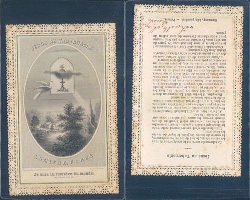 Rarissimo santino merlettato - rarissimo,