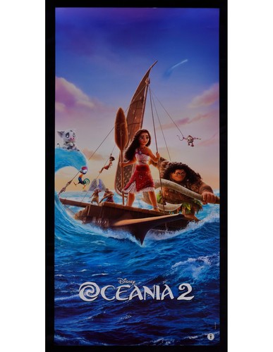 Locandina oceania vaiana - oceania,