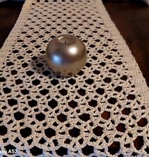 Runner in Pizzo Uncinetto Moderno Da Cucina Salotto Home Decor 30x100cm Handmade