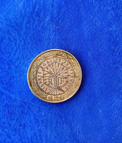 Moneta euro francese rara - da, 1