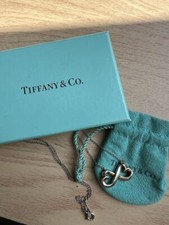 Collana Tiffany doppio cuore amorevole Paloma Picasso argento 925 senza scatola
