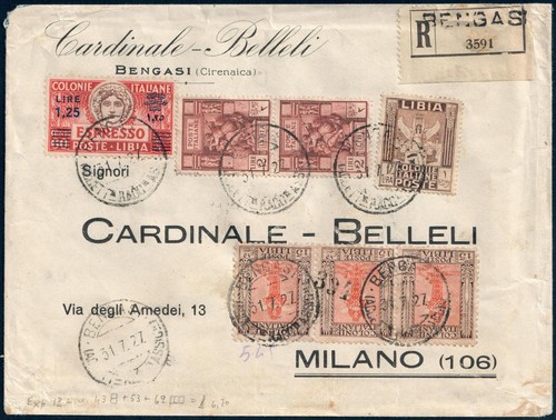 Regno libia bengasi 1927 - regno,