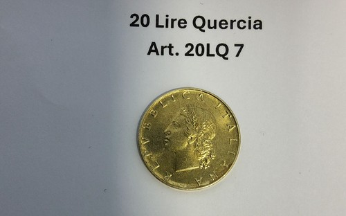Rara moneta lire quercia - 20,