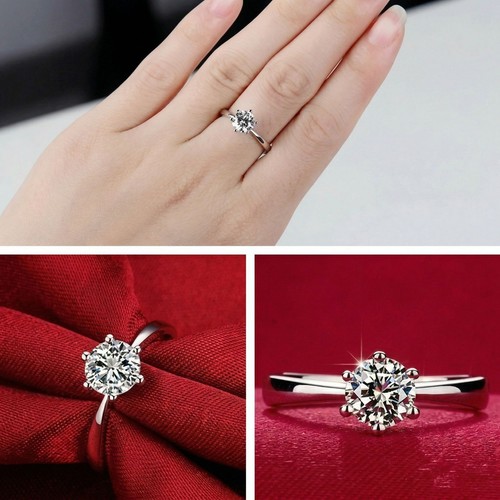 Anello fascia zirconi - , placcato
