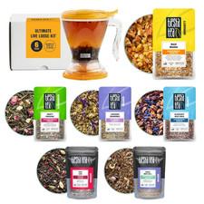Ultimate Live Loose Leaf Kit, Tea Starter Kit con Miscela da Alta a Non Caffeina